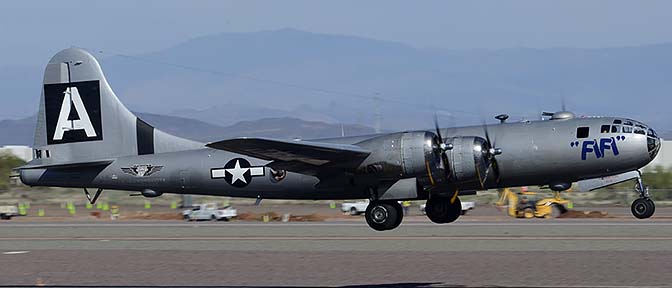 Boeing B-29 Superfortress N529B Fifi, Deer Valley, February 26, 2015